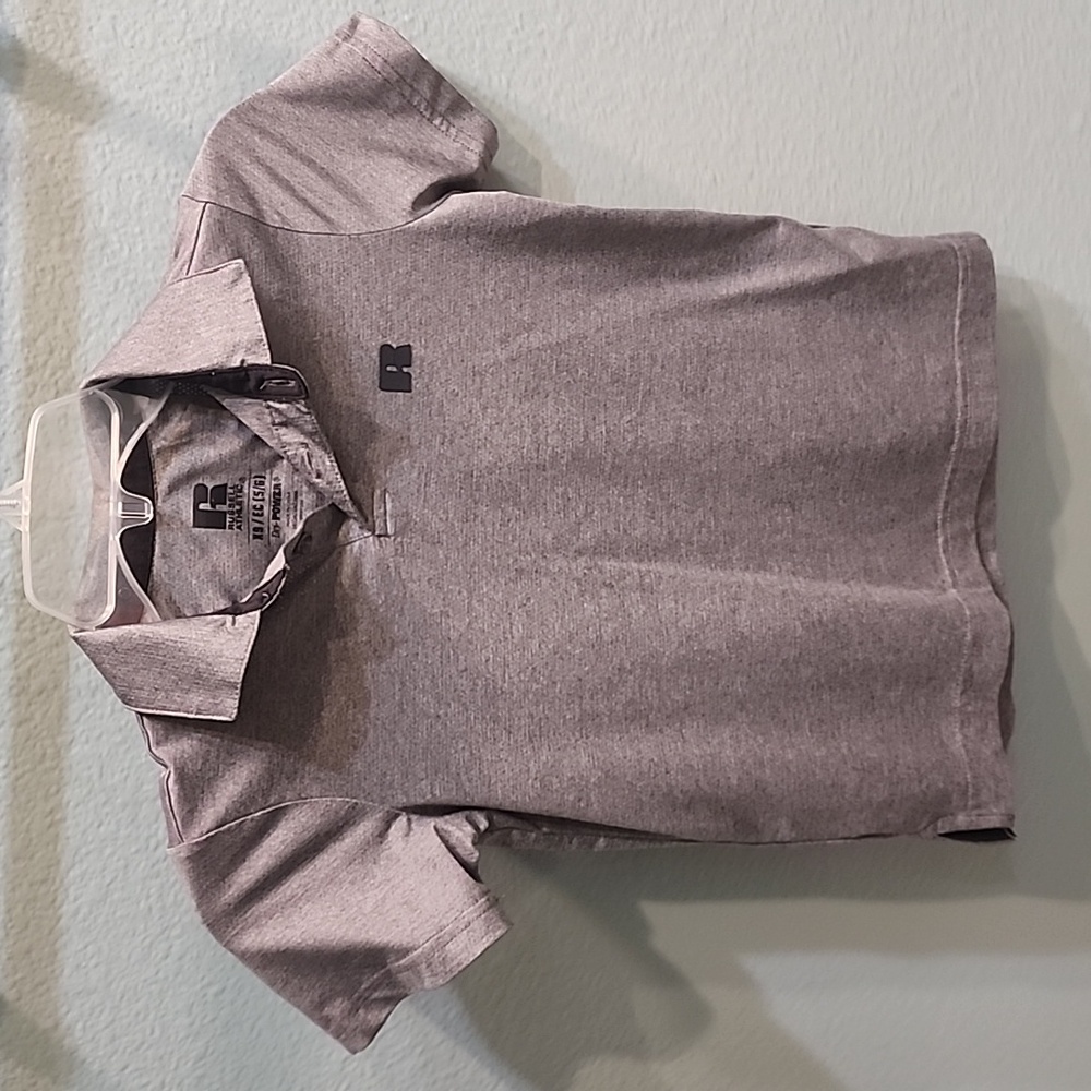 Russell Athletic Polo Shirt Grey XS